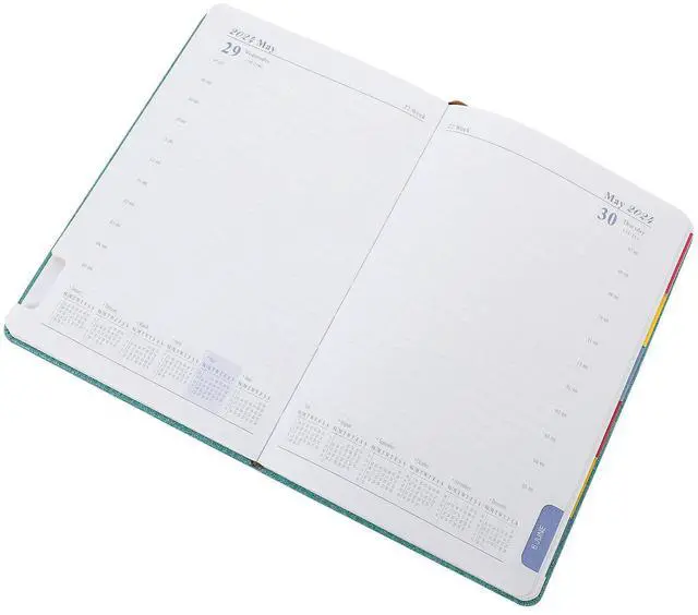 Alt view image 3 of 3 - Planner Notebook 2024 Daily Schedule Time Management Academic Planner Notepad Office Study Student Agenda Recording