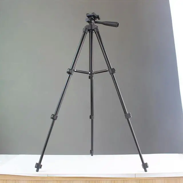 Main image of Camera Mini Tripod Aluminum Alloy Stand Holder Projector Bracket Black Multi-Function Live Streaming Outdoor Fishing Bracket