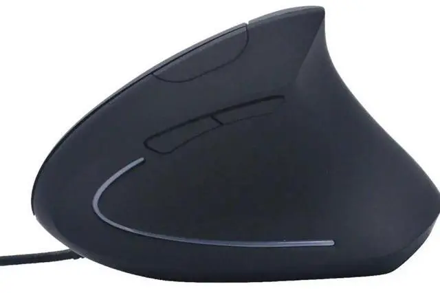 Alt view image 2 of 3 - 1Pcs Ergonomic Vertical Mouse Silent Clicks Wrist Support Comfortable Grip Stylish Design for Work Study Gaming