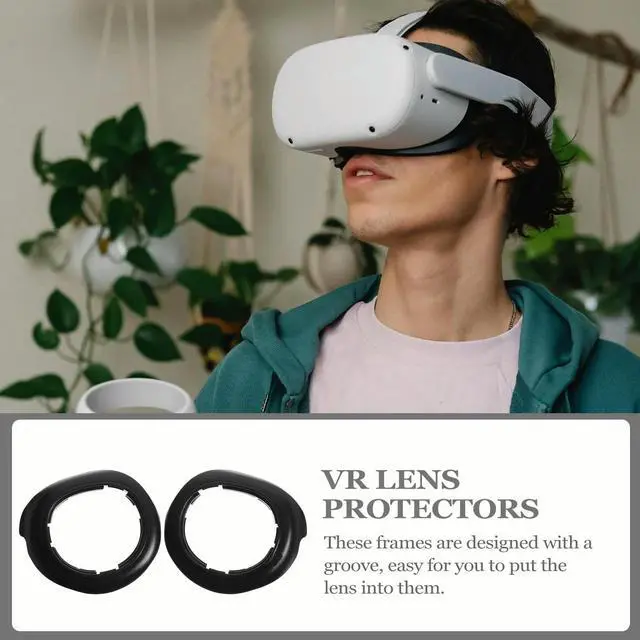 Alt view image 2 of 3 - 1Set Vr Lens Protector Scratch-Resistant Lens Frame Fast Installation Disassembly for 3 Vr Headset Accessory