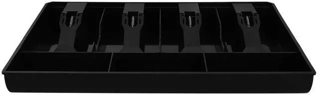 Main image of 3 Coins Cashier Drawer Tray Insert Heavy Duty ABS Plastic for Supermarket Use Cash Drawer Coins Tray