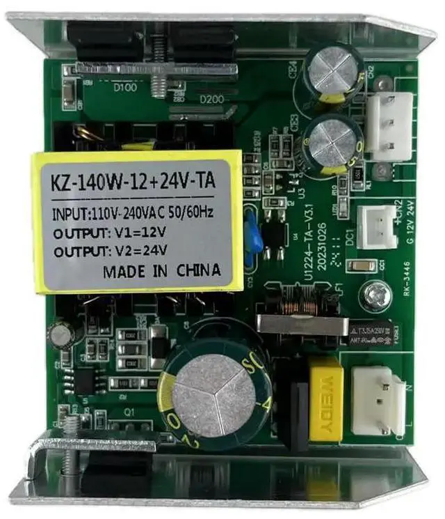 Main image of KZ-140W-12V+24V 100W Led Moving Head Light Stage Lighting Fixture Power Supply Power Source Power Board