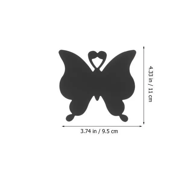 Alt view image 2 of 3 - 4 Bags Butterfly-Shaped Scratch Paper Art Sheets for Kids Adults Creative DIY Crafting Party Decoration Classroom Activity