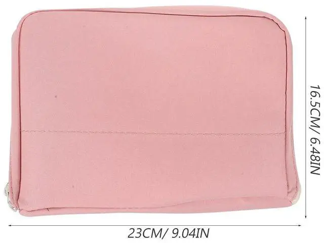 Alt view image 2 of 3 - Pencil Bag Wear-Resistant Pen Container with Smooth Zipper for Teenage Girls Boys Students Stationery
