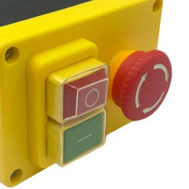 Alt view image 2 of 3 - KJD17D 250V 16A Electromagnetic Push Button Switch Emergency Stop Switches for Electric Tools & Machine Tool Equipment
