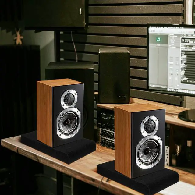 Main image of 2Pcs Speaker Isolation Sponge Pads Anti Vibration Soundproofing Panels Acoustic Foam for Professional Recording Studio Equipment