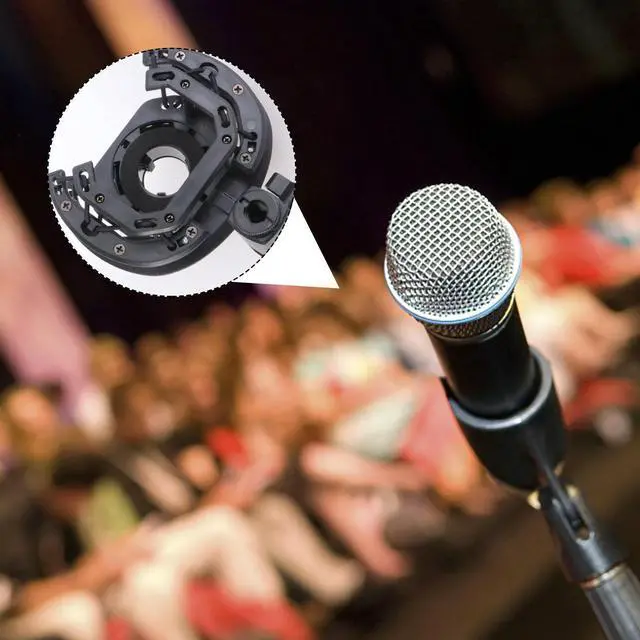Main image of Professional Condenser Microphone Mount Studio Shockmount Spider Bracket for Large Diaphragm Mics Radio Broadcasting Voice Over
