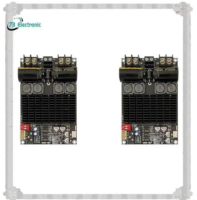 Main image of 2X Digital Amplifier Board Module 2001 Pure Rear Stage High Power TPA3221 Stereo 100Wx2 Bridge Mono 200W Module