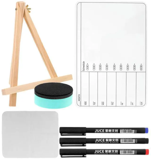 Alt view image 2 of 3 - 1Set Double-Sided Whiteboard Handheld Erasable Dry Erase Board for Kids Learning Fun Family Graffiti Drawing Painting Writing