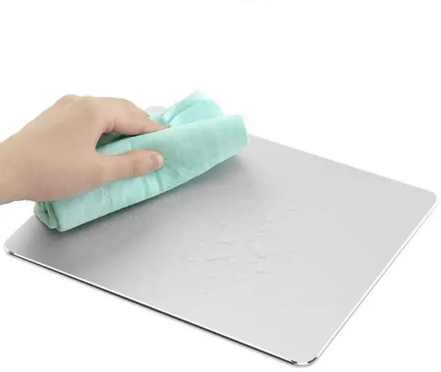 Main image of Aluminum Alloy l Mouse Pad 20x17x0.25cm Heavy Grip Non-Slip Double Side Mouse Mat Professional Office