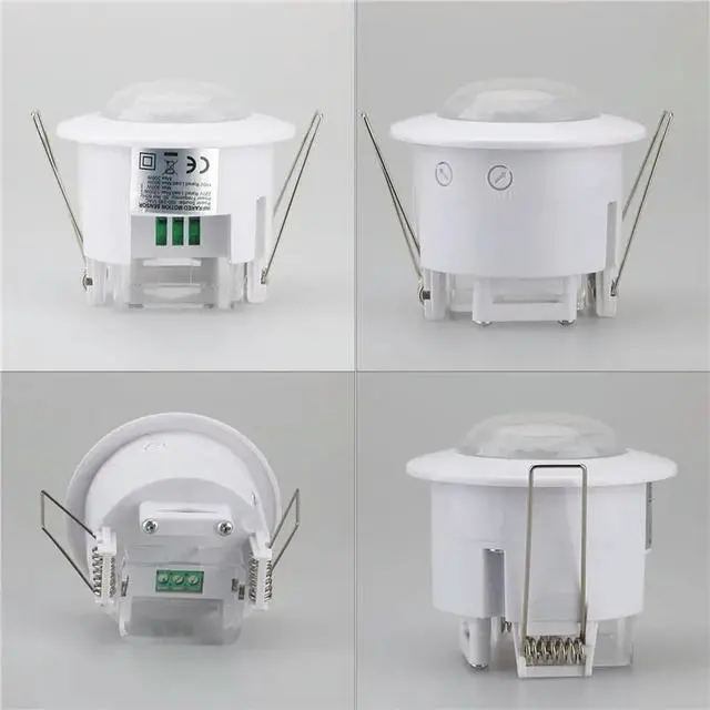 Alt view image 2 of 3 - 5X Ceiling Recessed PIR Motion Sensor Infrared Adjustable Detector For Corridor Warehouse Stairs Porch Lamp Swi