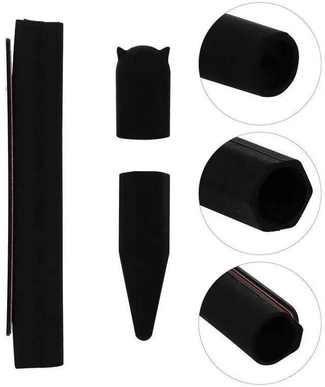 Main image of 1Pcs Pencil Silicone Protective Sleeve Shockproof Anti-Fall to Install Compatible for Pencil 1 2