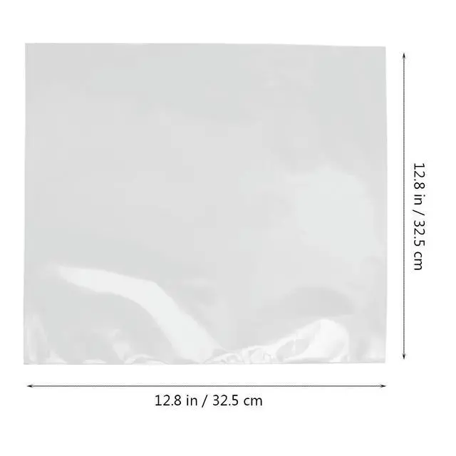 Alt view image 2 of 3 - 30Pcs 12 Inch Flat Open Vinyl Record Sleeves Thickened Clear Plastic Cd Protector Bags for Dust Scratch Data Corrosion