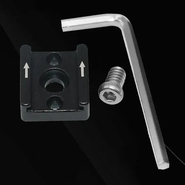 Alt view image 3 of 3 - 2Set Wear Resistant Aluminum Cold Shoe Mount Adapter for Flash Trigger Tripod Light Stand Bracket Dslr Mirrorless Camera Gear