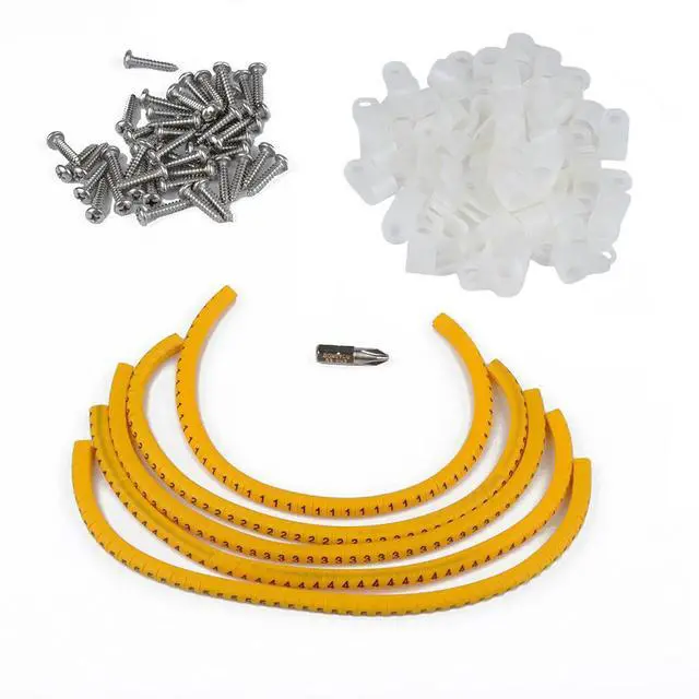 Alt view image 3 of 3 - 100Pcs Whole Wire Clip R-Type Cable Ties Smooth Surface No Burrs Strong Wear Resistant Wire Organizer for Office Home Garage