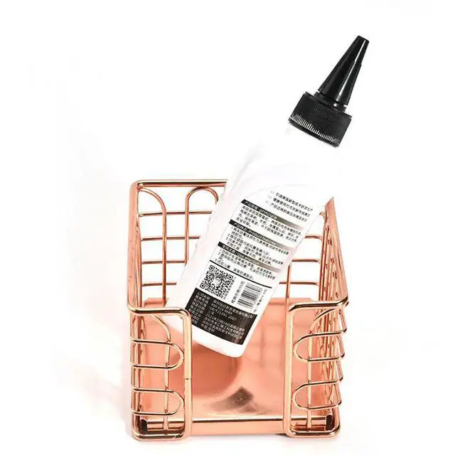 Alt view image 3 of 3 - 1Pcs Rose Gold Desktop Organizing Box l Box for Pens Business Office Supplies Study Room Bedroom Library Creative