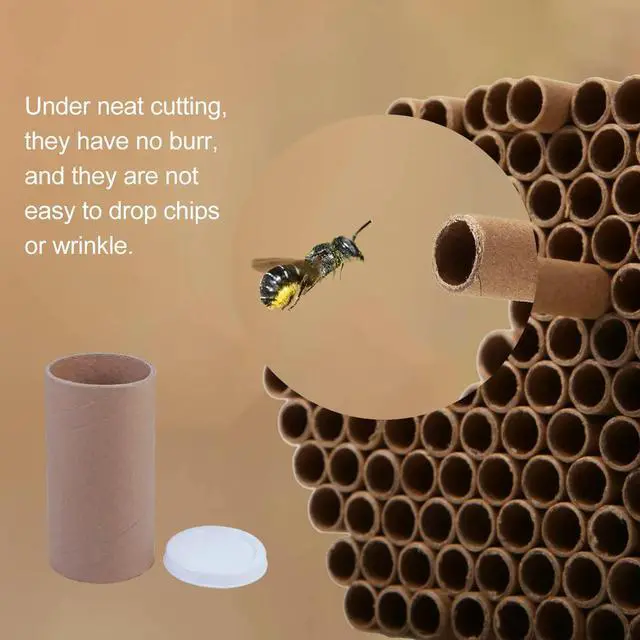 Alt view image 2 of 3 - 5Pcs Natural Kraft Tubes Poster Tube Set for Shipping Rolls Documents Paintings Prints Bee Tubes Refills Tough Wrinkle