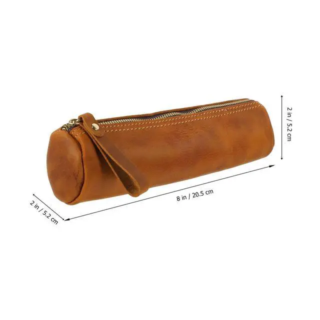 Alt view image 3 of 3 - Elegant Vintage Pen Holder Compact Pencil Case for School Office Travel Easy Insert Remove Tight Hold Pen Accessories