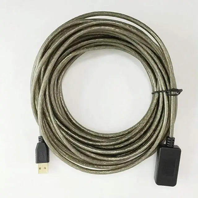 Alt view image 3 of 3 - USB 2.0 10 Meter Signal Boosting Extension Cable Supports 480Mbps Data Transfer USB Extension Cable for Laptop Desktop