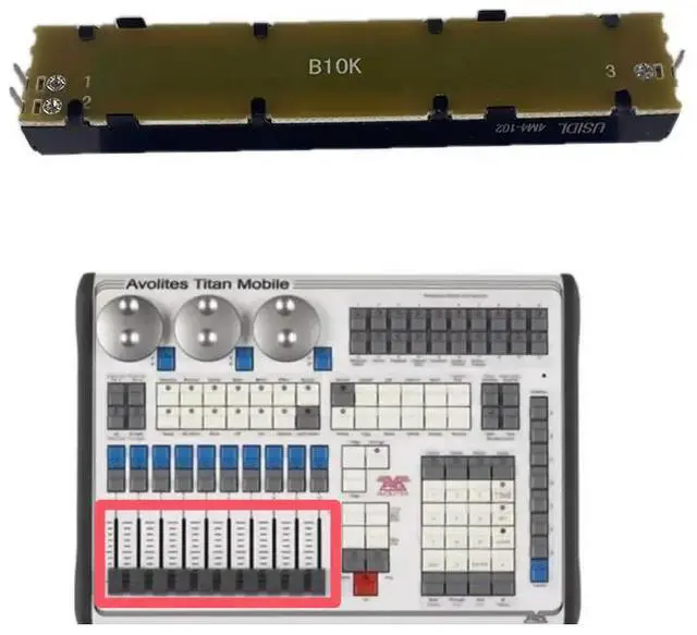 Main image of 2pcs/lot B10K Stage Control Console Electric Light Motor Pusher For Stage Tiger Controller