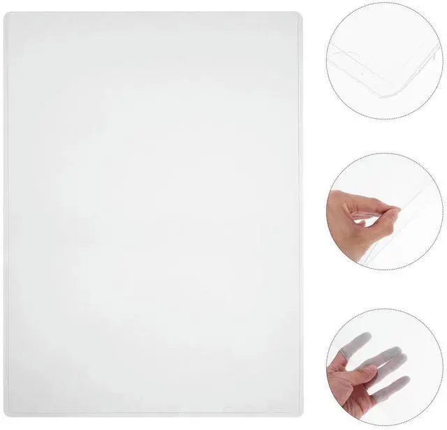 Main image of 10Pcs Transparent Document Folder Waterproof Paper Protector Sleeve for Study Office Files Large Capacity File Holders