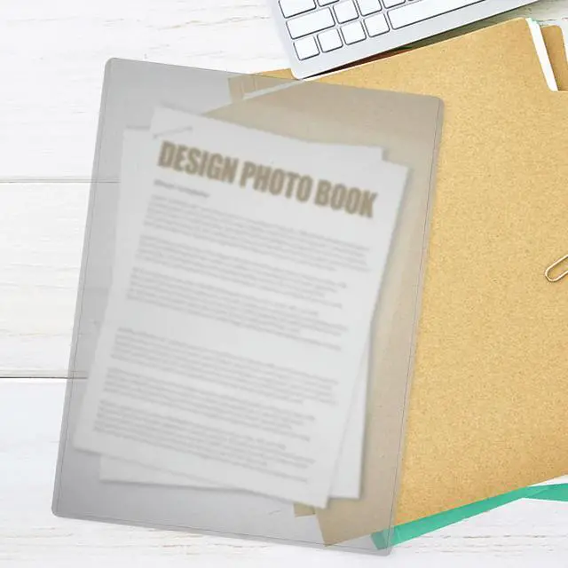 Alt view image 2 of 3 - 10Pcs Transparent Document Folder Waterproof Paper Protector Sleeve for Study Office Files Large Capacity File Holders