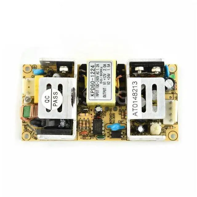Alt view image 2 of 3 - PCB Type 60w Dual Output 12V 24V Smps Switching Power Supply