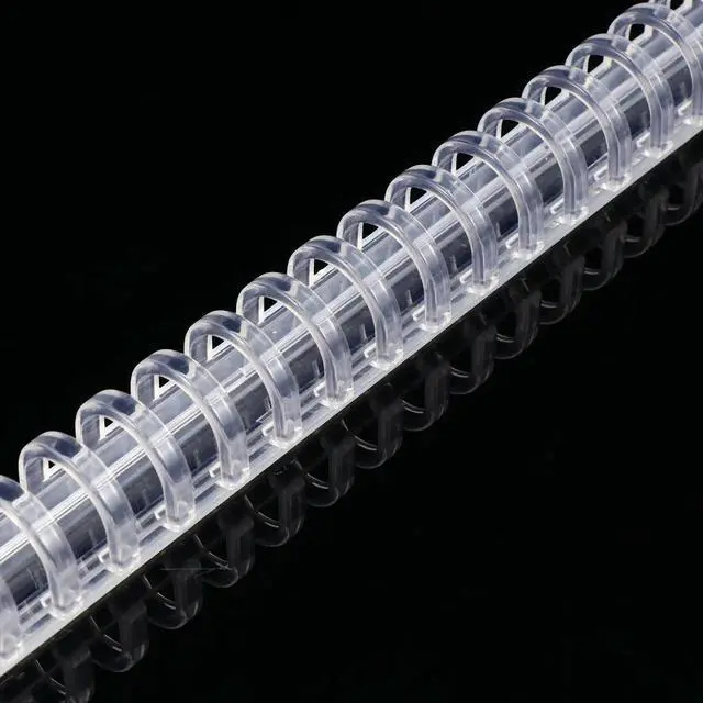 Alt view image 3 of 3 - 10Pcs Push Slide Ring Binder B5 26-Hole Plastic File Binder Lightweight Office School Business Loose Leaf Organizer