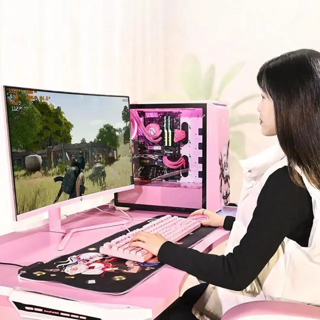 Alt view image 2 of 3 - 1Pcs Wired Gaming Mouse Ergonomic Skin-Like Surface 6-Button Layout Rgb Breathing Light 4-Level Dpi Adjustable for Pc Laptop