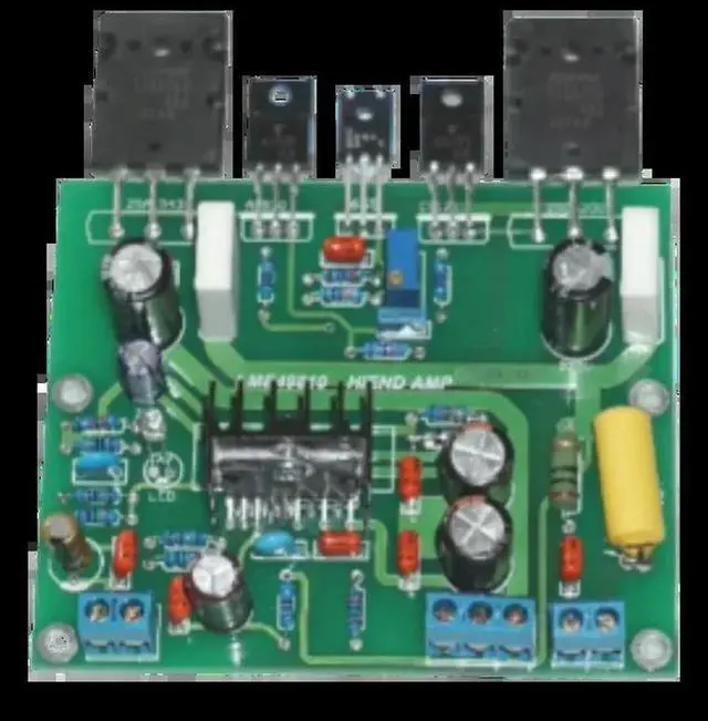 Main image of Hot sale LME49810 100W Mono 8ohm Amplifier kit with TTA1943 TTC5200