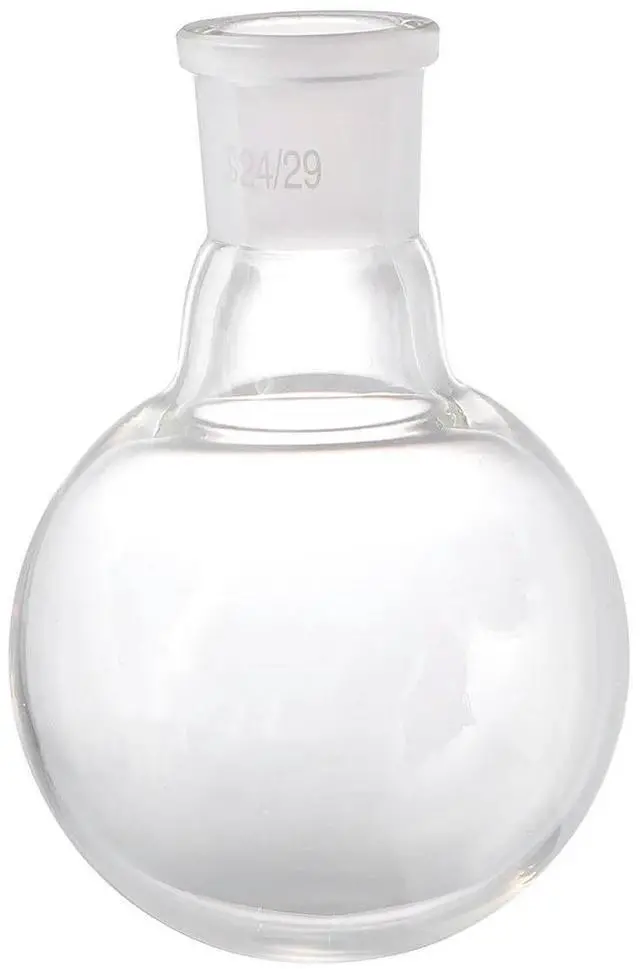 Main image of 1Pcs Single Neck Round Bottom Boiling Flask Borosilicate Glass oratory Glassware Chemical Heating Distillation Reaction Flask