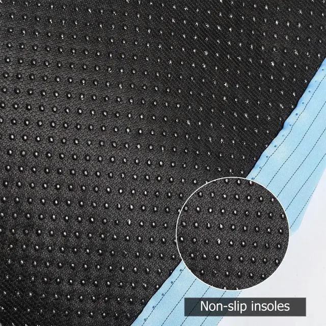 Alt view image 3 of 3 - 6Pairs Thick Reusable Anti-Static Shoe Covers Static-Free Non-Slip Foot Covers for Salon Workshop Use Anti-Static Shoe Cover