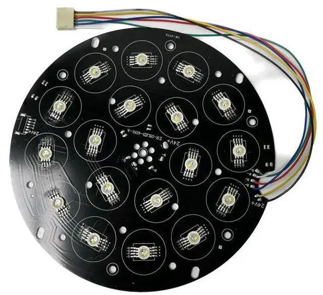 Main image of 194mm Diameter RGBW 18X12W 4in1 24V LED PAR Light Bare Panel Board for LED Par Light Repair