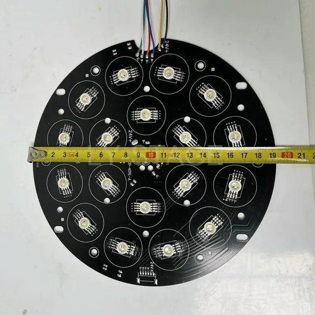 Alt view image 2 of 3 - 194mm Diameter RGBW 18X12W 4in1 24V LED PAR Light Bare Panel Board for LED Par Light Repair