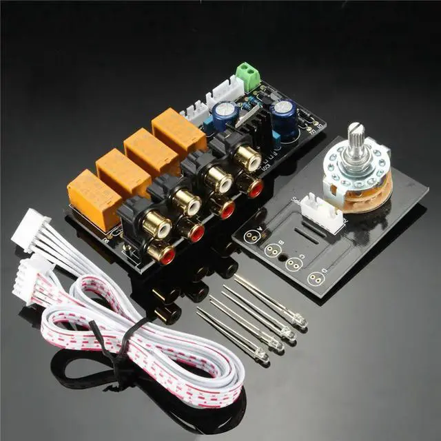 Main image of Hifi Lossless audio 4 pairs RCA input Source Selector Signal Selector Switching Switcher Splitter For Preamp Amplifier
