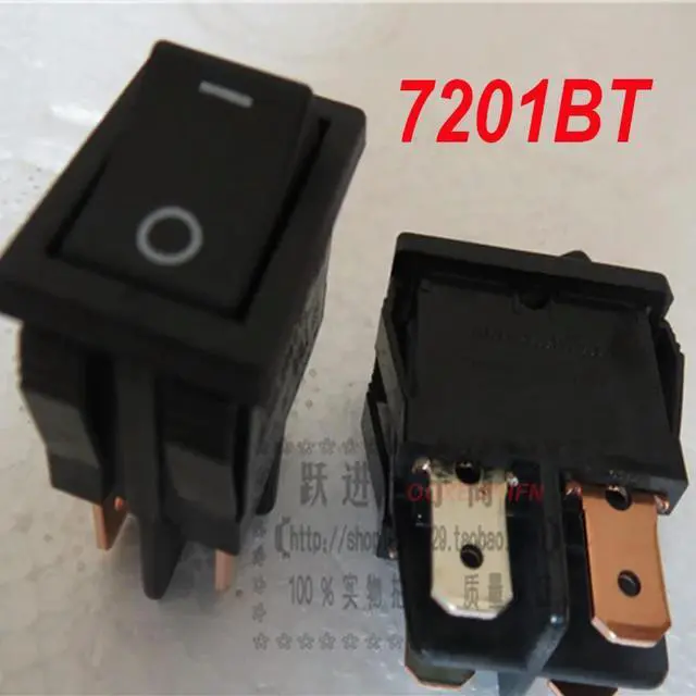 Main image of For 7201BT boat-shaped LCD TV printer power switch 2-position 4-pin rocker arm switch 10A