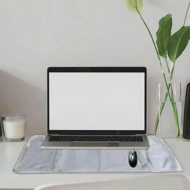 Alt view image 3 of 3 - 1Pcs Desktop Warm Mouse Pad Keyboard Cushion for Cold Season Smooth Precise Control Ergonomic Wrist Posture Support Computer