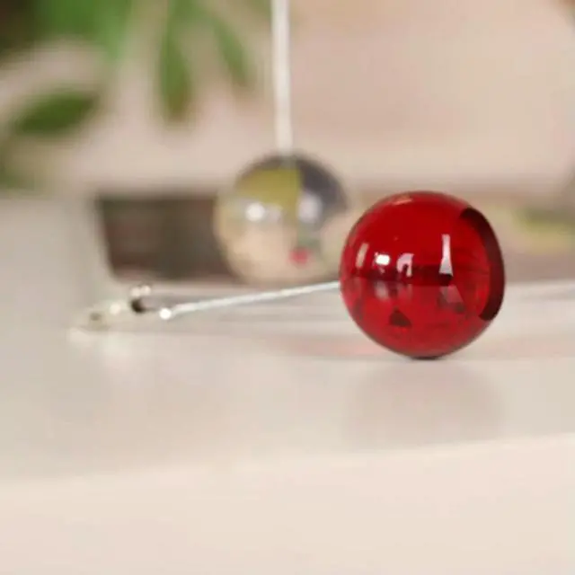 Alt view image 3 of 3 - 7Pcs Note Clip Holder Random Color 117Cm Tall Ball Base Memo Stand Stainless Steel Flexible Rope Document Organizer for Desk
