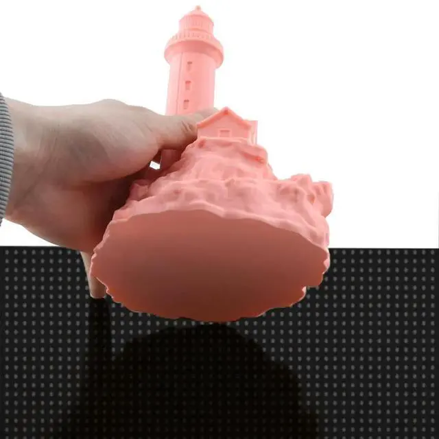 Alt view image 3 of 3 - Lattice Glass Hot Bed Platform Film for 3D Printers High Temp Resistant Flat Heat Conductive Plate Strong Adhesion Easy Release