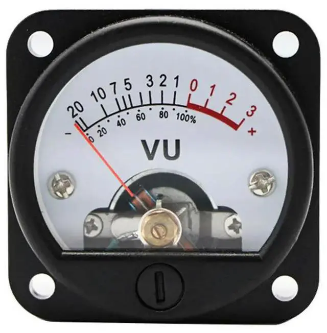 Main image of 45Mm Digital Style Vu Indicator for Tube Amplifier Panel Mount Replacement Easy Installation Low Level Meter