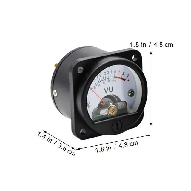 Alt view image 2 of 3 - 45Mm Digital Style Vu Indicator for Tube Amplifier Panel Mount Replacement Easy Installation Low Level Meter