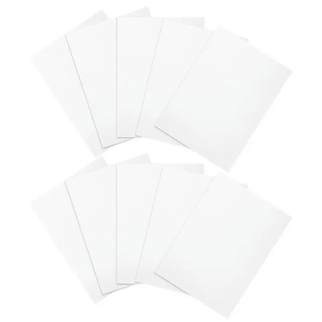 Alt view image 2 of 3 - 100 Sheets A4 Blank Thick Printing Paper Smooth Heavyweight Paper for Laser Inkjet Printers DIY Projects Office