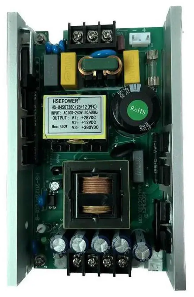 Main image of HS-U450T380+28+12(PFC) Stage Beam Moving Head Beam Power Board 230W 380V 28V 12V Power Supply