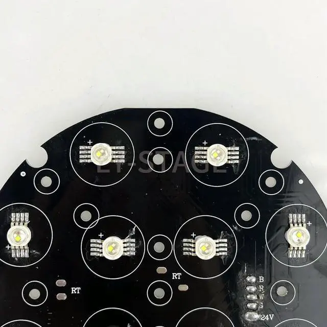Alt view image 3 of 3 - 12X10W RGBW 4IN1 Led Par Lamp Bead Source Board Aluminum Stage Light Led Moving Head LighT