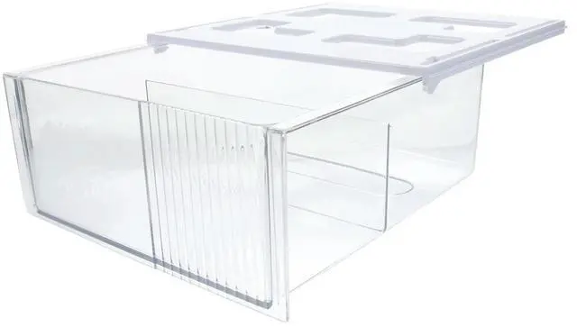 Main image of Under Desk Box Invisible Drawer Organizer Self Adhesive Large Capacity Under Table Hidden Organizer for Desk