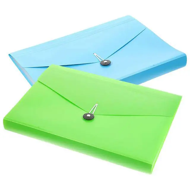 Alt view image 2 of 3 - 2Pcs Office Accordion File Folder Large Capacity Multi-Layer Expanding Document Organizer File Folder Organizer