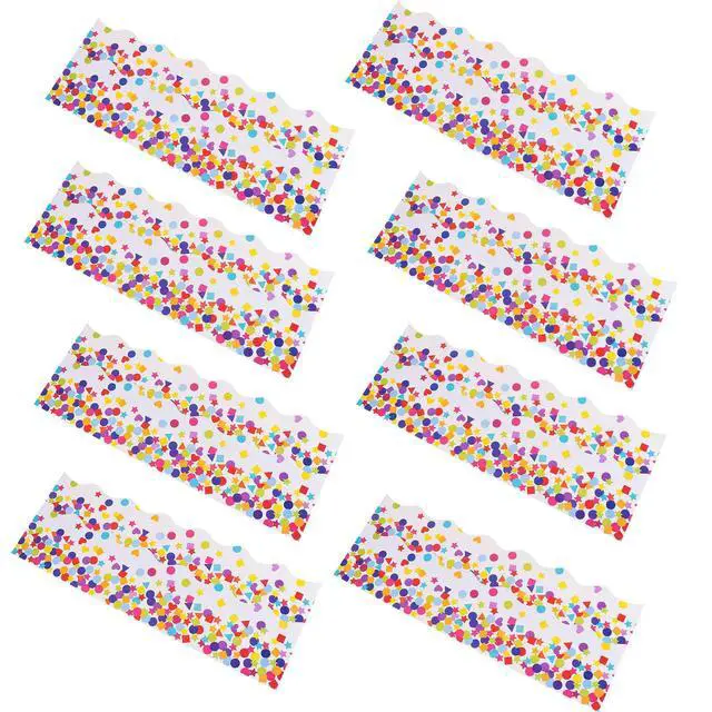Alt view image 2 of 3 - 70Pcs DIY Blackboard Border Decals Self-Adhesive Bulletin Board Trim Stickers High-PVC for School Office Home Decoration