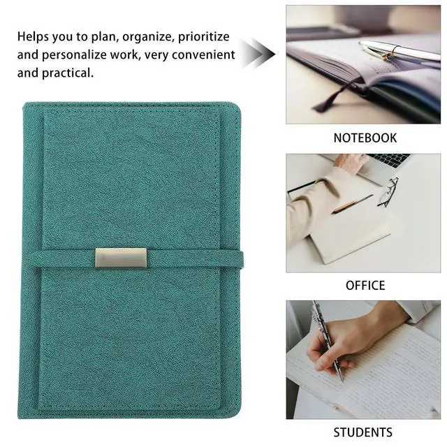 Alt view image 2 of 3 - Students Yearly Notepad A5 Format High Durability Flat Paper Planning Notebook for Daily Scheduling Diary Recording