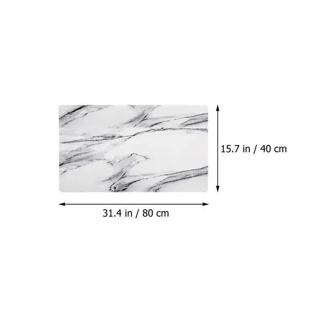 Alt view image 3 of 3 - Marble Pattern Gaming Mouse Mat Large Desktop Pad Keyboard Mat Table Protector Smooth Fast Tracking Nonslip for Work Study Play