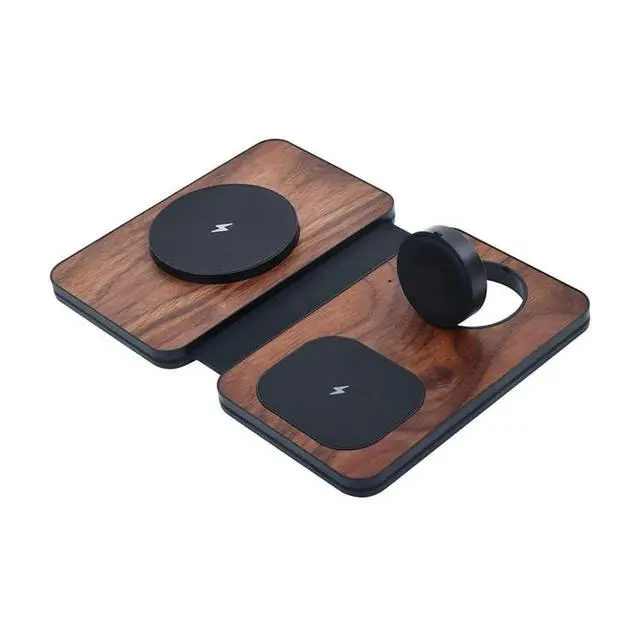 Alt view image 2 of 3 - Charging Station 3-In-1, Foldable For Magsafe, Supports For Devices Charging Functionality Ch
